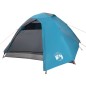 vidaXL Tienda de campaña 4 personas tafetán 185T azul 267x272x145 cm