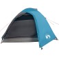 vidaXL Tienda de campaña 4 personas tafetán 185T azul 267x272x145 cm