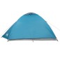 vidaXL Tienda de campaña 4 personas tafetán 185T azul 267x272x145 cm