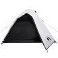 vidaXL Tienda de campaña 2 personas tafetán 185T blanco 264x210x125 cm