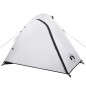 vidaXL Tienda de campaña 2 personas tafetán 185T blanco 264x210x125 cm