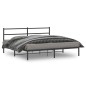 vidaXL Estructura de cama con cabecero metal negro 183x213 cm vidaXL Estructura de cama con cabecero metal negro 183x213 cm