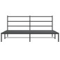 vidaXL Estructura de cama con cabecero metal negro 183x213 cm vidaXL Estructura de cama con cabecero metal negro 183x213 cm
