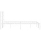 vidaXL Estructura de cama con cabecero metal blanca 140x200 cm vidaXL Estructura de cama con cabecero metal blanca 140x200 cm