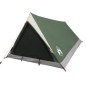 vidaXL Tienda de campaña 2 personas tafetán 185T verde 200x120x88/62cm