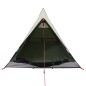 vidaXL Tienda de campaña 2 personas tafetán 185T verde 200x120x88/62cm