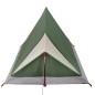 vidaXL Tienda de campaña 2 personas tafetán 185T verde 200x120x88/62cm