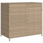 vidaXL Armario de almacenaje de jardín ratán PE beige 83x45x76 cm vidaXL Armario de almacenaje de jardín ratán PE beige 83x45x76 cm