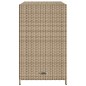 vidaXL Armario de almacenaje de jardín ratán PE beige 83x45x76 cm vidaXL Armario de almacenaje de jardín ratán PE beige 83x45x76 cm