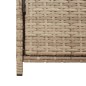 vidaXL Armario de almacenaje de jardín ratán PE beige 83x45x76 cm vidaXL Armario de almacenaje de jardín ratán PE beige 83x45x76 cm