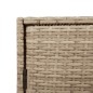 vidaXL Armario de almacenaje de jardín ratán PE beige 83x45x76 cm vidaXL Armario de almacenaje de jardín ratán PE beige 83x45x76 cm
