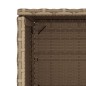 vidaXL Armario de almacenaje de jardín ratán PE beige 50x55x115 cm