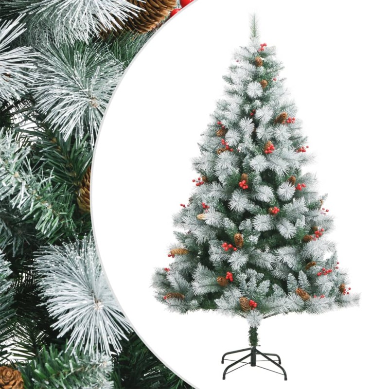 vidaXL Árbol de Navidad artificial con piñas y bayas 240 cm vidaXL Árbol de Navidad artificial con piñas y bayas 240 cm