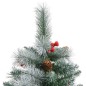 vidaXL Árbol de Navidad artificial con piñas y bayas 240 cm vidaXL Árbol de Navidad artificial con piñas y bayas 240 cm