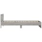 vidaXL Cama con cabecero madera de ingeniería gris Sonoma 100x200 cm vidaXL Cama con cabecero madera de ingeniería gris Sonoma 100x200 cm