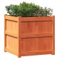 vidaXL Jardineras de exterior 2 uds madera maciza de pino marrón cera vidaXL Jardineras de exterior 2 uds madera maciza de pino marrón cera