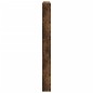 vidaXL Mueble zapatero y espejo 5 niveles roble ahumado 63x17x169,5 cm