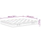 vidaXL Colchón de muelles ensacados Super King Medium Plus 160x200 cm vidaXL Colchón de muelles ensacados Super King Medium Plus 160x200 cm