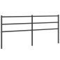 vidaXL Cabecero de metal negro 180 cm vidaXL Cabecero de metal negro 180 cm