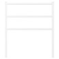 vidaXL Cabecero de metal blanco 80 cm vidaXL Cabecero de metal blanco 80 cm
