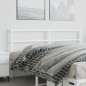 vidaXL Cabecero de metal blanco 150 cm vidaXL Cabecero de metal blanco 150 cm
