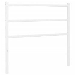 vidaXL Cabecero de metal blanco 100 cm