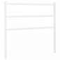 vidaXL Cabecero de metal blanco 100 cm