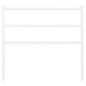 vidaXL Cabecero de metal blanco 100 cm
