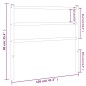 vidaXL Cabecero de metal blanco 100 cm