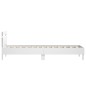 vidaXL Estructura de cama con cabecero y luces LED blanco 75x190 cm vidaXL Estructura de cama con cabecero y luces LED blanco 75x190 cm