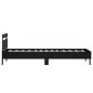 vidaXL Estructura de cama con cabecero y luces LED negro 90x190 cm vidaXL Estructura de cama con cabecero y luces LED negro 90x190 cm