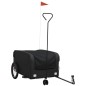 vidaXL Remolque para bicicleta hierro negro 45 kg vidaXL Remolque para bicicleta hierro negro 45 kg