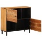 vidaXL Armario auxiliar madera maciza de acacia 80x33x75 cm vidaXL Armario auxiliar madera maciza de acacia 80x33x75 cm