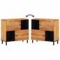 vidaXL Armario auxiliar madera maciza de acacia 80x33x75 cm vidaXL Armario auxiliar madera maciza de acacia 80x33x75 cm