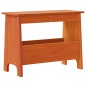 vidaXL Banco de recibidor madera maciza pino marrón cera 60x28x45 cm vidaXL Banco de recibidor madera maciza pino marrón cera 60x28x45 cm