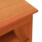 vidaXL Banco de recibidor madera maciza pino marrón cera 60x28x45 cm vidaXL Banco de recibidor madera maciza pino marrón cera 60x28x45 cm