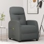 vidaXL Sillón de masaje de tela gris oscuro vidaXL Sillón de masaje de tela gris oscuro