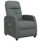 vidaXL Sillón de masaje de tela gris oscuro vidaXL Sillón de masaje de tela gris oscuro