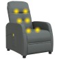 vidaXL Sillón de masaje de tela gris oscuro vidaXL Sillón de masaje de tela gris oscuro