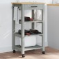 vidaXL Carrito de cocina MONZA madera maciza de pino 48x40x90 cm vidaXL Carrito de cocina MONZA madera maciza de pino 48x40x90 cm