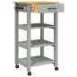 vidaXL Carrito de cocina MONZA madera maciza de pino 48x40x90 cm vidaXL Carrito de cocina MONZA madera maciza de pino 48x40x90 cm