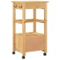 vidaXL Carrito de cocina MONZA madera maciza de pino 48x40x90 cm vidaXL Carrito de cocina MONZA madera maciza de pino 48x40x90 cm
