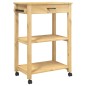 vidaXL Carrito de cocina MONZA madera maciza de pino 60x40x90 cm vidaXL Carrito de cocina MONZA madera maciza de pino 60x40x90 cm