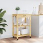 vidaXL Carrito de cocina MONZA madera maciza de pino 60x40x90 cm vidaXL Carrito de cocina MONZA madera maciza de pino 60x40x90 cm