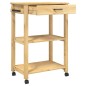 vidaXL Carrito de cocina MONZA madera maciza de pino 60x40x90 cm vidaXL Carrito de cocina MONZA madera maciza de pino 60x40x90 cm