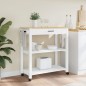 vidaXL Carrito de cocina MONZA madera maciza de pino 84x40x90 cm vidaXL Carrito de cocina MONZA madera maciza de pino 84x40x90 cm