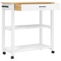 vidaXL Carrito de cocina MONZA madera maciza de pino 84x40x90 cm vidaXL Carrito de cocina MONZA madera maciza de pino 84x40x90 cm