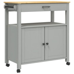 vidaXL Carrito de cocina MONZA madera maciza de pino 84x40x90 cm