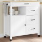 vidaXL Carrito de cocina MONZA madera maciza de pino 84x40x90 cm vidaXL Carrito de cocina MONZA madera maciza de pino 84x40x90 cm