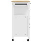 vidaXL Carrito de cocina MONZA madera maciza de pino 84x40x90 cm vidaXL Carrito de cocina MONZA madera maciza de pino 84x40x90 cm
